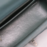 Chanel Mini Square Green Caviar SHW - s24