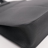 Hermes Halzan 25 Black GHW - U