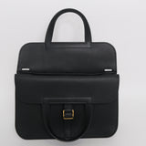 Hermes Halzan 25 Black GHW - U