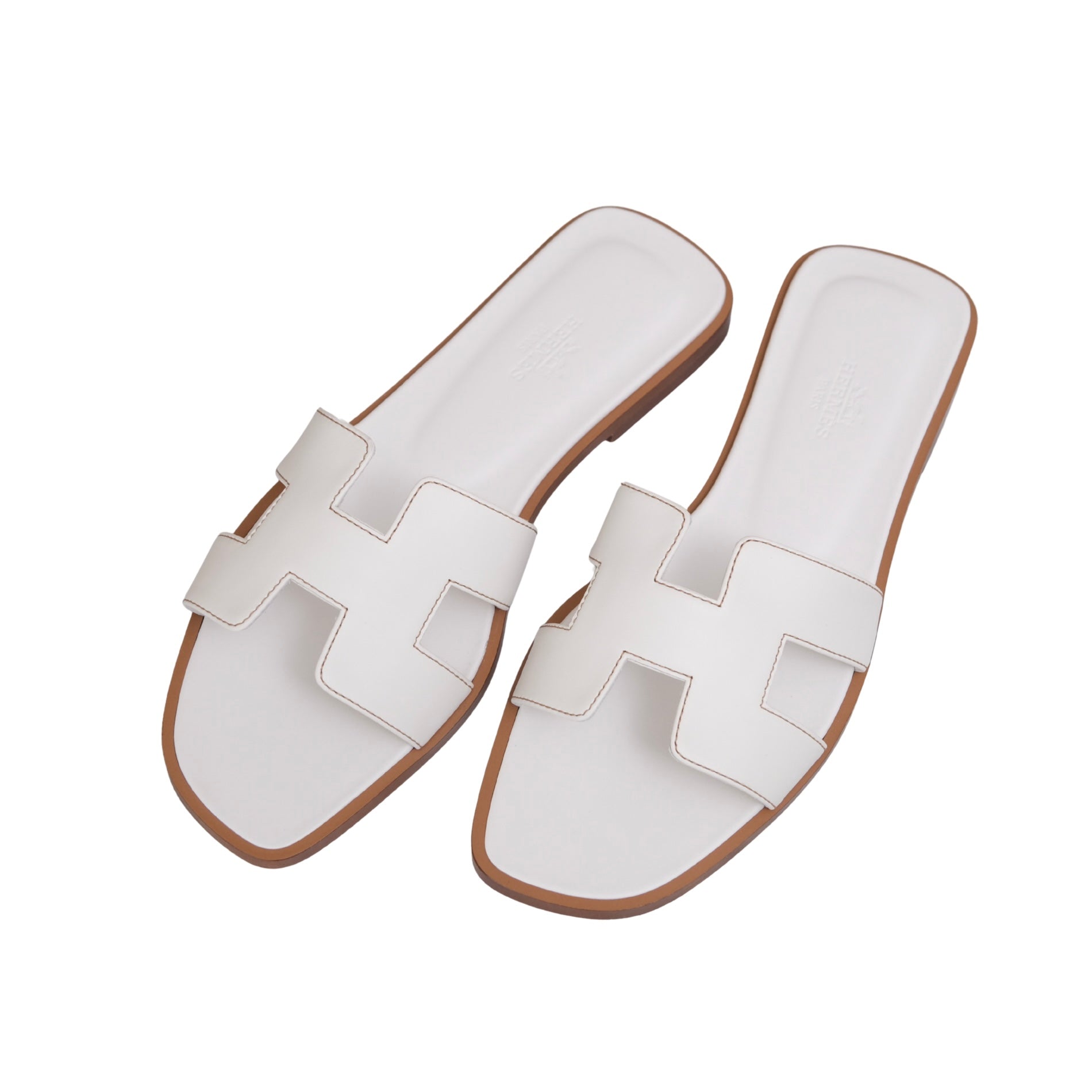 Hermes Oran White 37