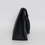 Hermes Halzan 25 Black GHW - U