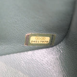 Chanel Mini Square Green Caviar SHW - s24