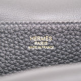 Hermes Halzan 25 Black GHW - U