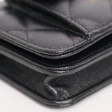 Chanel Mini WOC Caviar Black - GHW