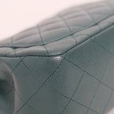 Chanel Mini Square Green Caviar SHW - s24