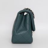 Chanel Mini Square Green Caviar SHW - s24