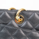 HOLD | Chanel GST Black Caviar GHW -s15