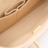 Chanel Double Flap Medium Beige Claire GHW - (MICROCHIP)