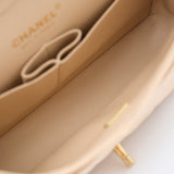 Chanel Double Flap Medium Beige Claire GHW - (MICROCHIP)