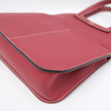 HOLD | Hermes Mini Halzan Rouge Grenat PHW