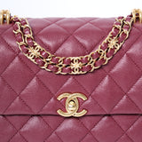 HOLD | Chanel Coco First Small Burgundy GHW - (MICROCHIP)