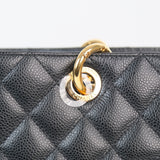 HOLD | Chanel GST Black Caviar GHW -s15