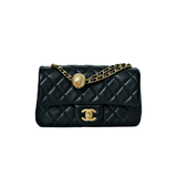 Chanel Mini Rec Pearl Crush Black