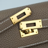 HOLD | Hermes Kelly 25 Togo Etoupe GHW - U