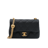 Chanel Mini Sweetheart Flap Black Caviar GHW