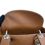 Lady Dior Small Ostrich GHW