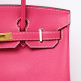 HOLD | Hermes Birkin 30 Rose Tyrien GHW