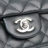 HOLD | Chanel Mini Rectangle Black Caviar SHW -s24