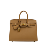 Hermes Birkin 25 Sellier Biscuit GHW - U
