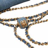 Chanel WOC Denim Pearl Crush GHW - (MICROCHIP)