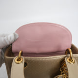 Dior Mini Lady D Phython Gold