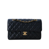 Chanel Double Flap Small Black GHW - (MICROCHIP)
