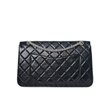 HOLD | Chanel Double Flap Reissue Black SHW - s11