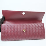 Bottega Veneta Andiamo Clutch Burgundy
