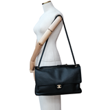 Chanel Maxi Flap 38CM Black GHW