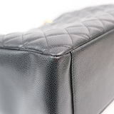 Chanel GST Black Caviar GHW - s16