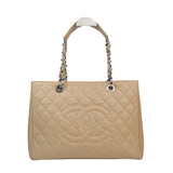 Chanel GST Beige Caviar SHW - s19