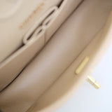 Chanel Double Flap Small Beige Claire GHW - (MICROCHIP)