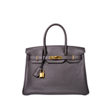 Hermes Birkin 30 Etain GHW - A