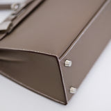 Hermes Kelly 25 Etoupe Epsom Sellier PHW - K