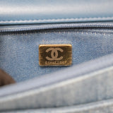 Chanel WOC Denim Pearl Crush GHW - (MICROCHIP)