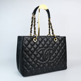 HOLD | Chanel GST Black Caviar GHW -s15