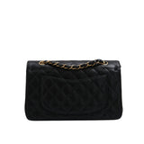 Chanel Double Flap Small Black Caviar GHW - (MICROCHIP)