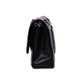 Chanel Double Flap Medium Black GHW - s27