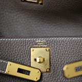 Hermes Kelly Ado Etoupe GHW - D