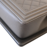 Chanel Le Boy Old Medium Black RHW - s29