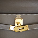 HOLD | Hermes Kelly Elan Etoupe GHW - B