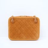 HOLD | Chanel Camera Case Suede GHW