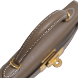 Hermes Mini Kelly Etoupe GHW - Z