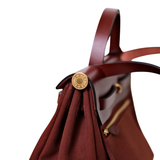 Hermes Herbag 31 Zip Rouge H