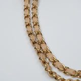 Chanel Double Flap Medium Beige Claire GHW - (MICROCHIP)