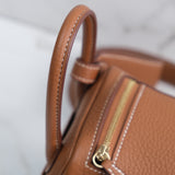 Hermes Mini Lindy Gold - GHW