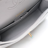 Chanel Double Flap Small Dark Gray -s29