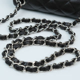 Chanel Mini Square Dark Brown SHW - s26