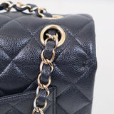 Chanel Double Flap Small Navy -s28