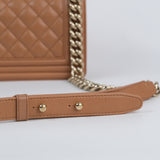 Chanel Le Boy Caramel Small - (MICROCHIP)